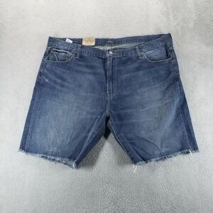 Polo Ralph Lauren Shorts Mens 46 Blue Hampton Relaxed Straight 10" Denim